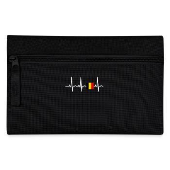 Belgique EKG rythme cardiaque - Trousse - noir - Devant