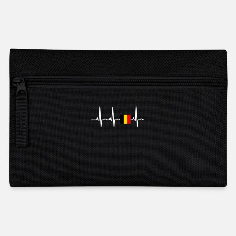 Belgique EKG rythme cardiaque - Trousse - noir