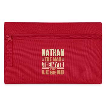 Nathan The Man - Pencil Case - red - Front