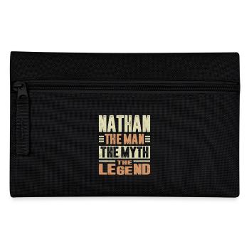 Nathan The Man - Pencil Case - black - Front