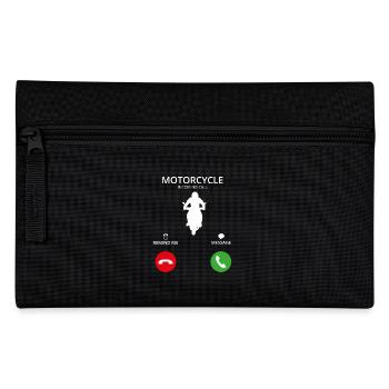 Call Mobile Anruf biker sport motorcycle - Federtasche - Schwarz - Vorne