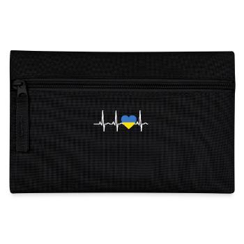 I LOVE ekg heartbeat UKRAINE - Trousse - noir - Devant