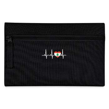 I LOVE ekg heartbeat LIBAN - Trousse - noir - Devant