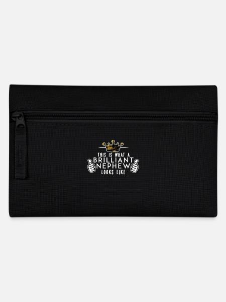 Nephew - This is what a brilliant nephew looks - Pencil Case - black