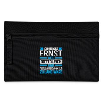 ERNST - Gottgleich - Federtasche - Schwarz - Vorne