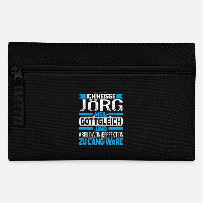 JÖRG - Gottgleich - Federtasche - Schwarz