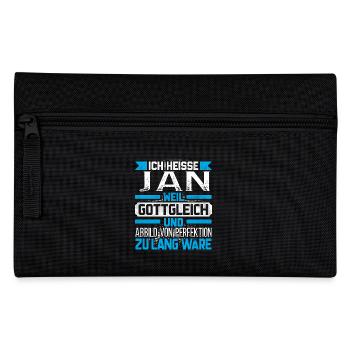 JAN - Gottgleich - Federtasche - Schwarz - Vorne