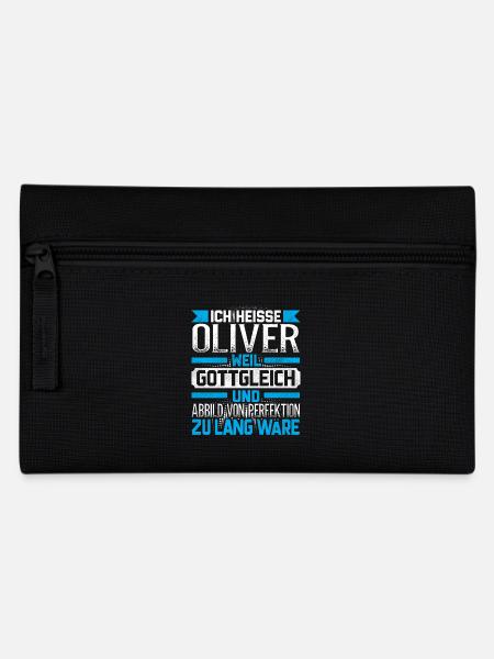 OLIVER - Gottgleich Geschenk - Federtasche - Schwarz