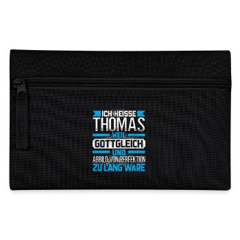 THOMAS - Gottgleich - Federtasche - Schwarz - Vorne