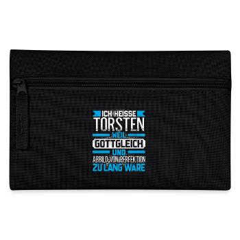 TORSTEN - Gottgleich - Federtasche - Schwarz - Vorne