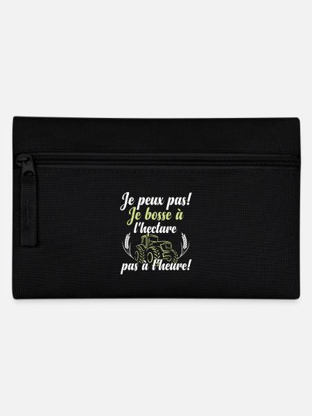 Je bosse à l'hectare - Trousse - noir