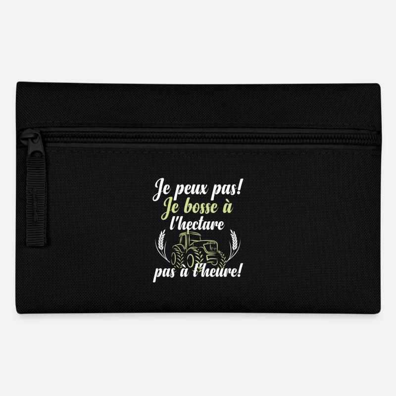 Je bosse à l'hectare - Trousse - noir