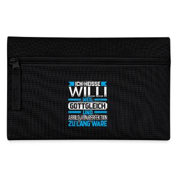 WILLI - Gottgleich - Federtasche - Schwarz - Vorne