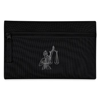 Zodiac Libra white - Pencil Case - black - Front