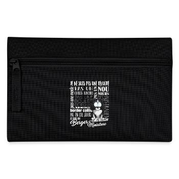 Je Suis Berger Américain Miniature - noir blancFR - Trousse - noir - Devant