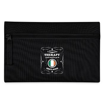 DON T NEED THERAPIE WANT GO IRELAND - Federtasche - Schwarz - Vorne