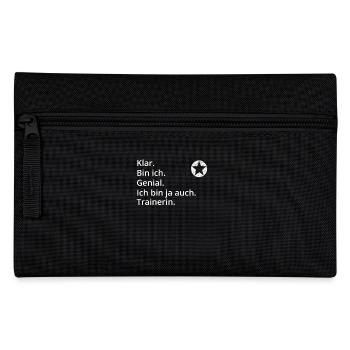 Geschenk Profi Klug Genial bin Trainerin - Federtasche - Schwarz - Vorne