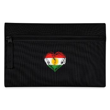 PAYS RACINES AMOUR CADEAU kurdistan kurd - Trousse - noir - Devant
