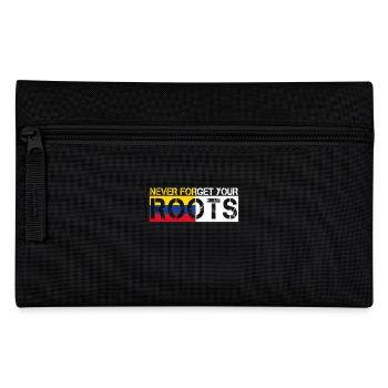 never forget your roots love Kolumbien - Federtasche - Schwarz - Vorne