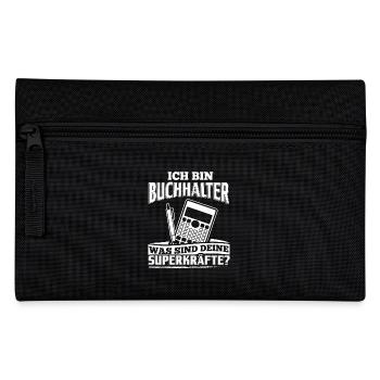Lustiges Buchhaltung Buchhalter Shirt Ich Bin - Federtasche - Schwarz - Vorne