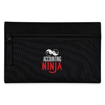 Accounting Ninja - Buchhaltung Finanzen Bilanz - Federtasche - Schwarz - Vorne