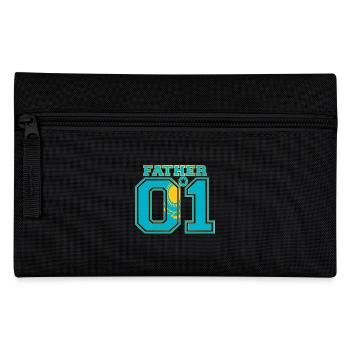 Father papa father 01 Kazakhstan - Pencil Case - black - Front