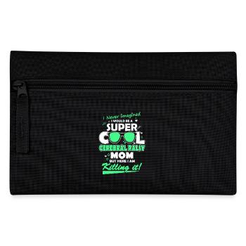 Cerebral Palsy Mom - Pencil Case - black - Front