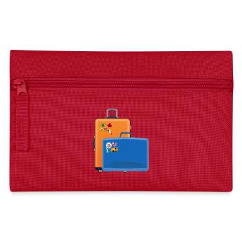 Koffer - Federtasche - Rot - Vorne