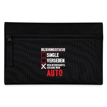 Beziehungsstatus Auto - Federtasche - Schwarz - Vorne