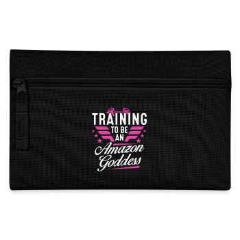 TRAINING TO BE AT AMAZON GODDESS Fitness Gym Woman - Pencil Case - black - Front