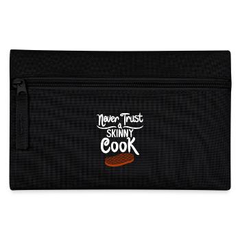 Do not trust a skinny cook - gift - Pencil Case - black - Front