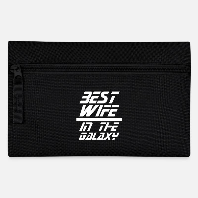 Frauen - Best Wife - Federtasche - Schwarz