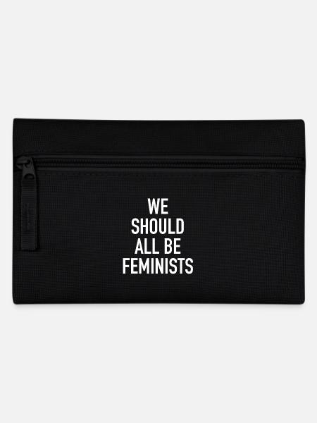 féministe - Trousse - noir