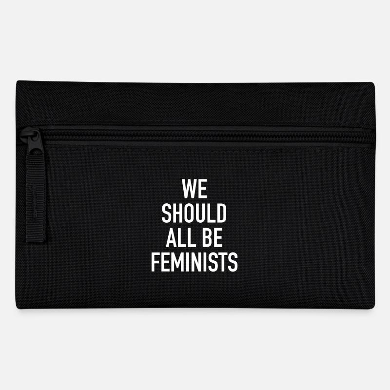 féministe - Trousse - noir
