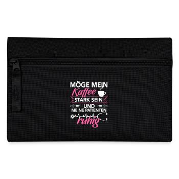 Chemise Infirmière · Soins · Café dur - Trousse - noir - Devant