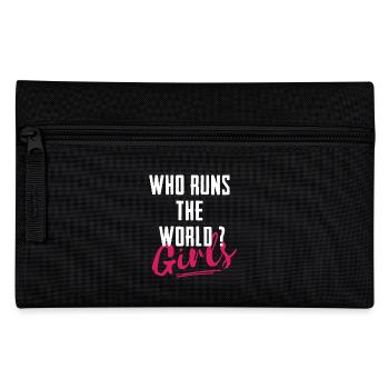 Who Runs The World ? T-shirt - Trousse - noir - Devant