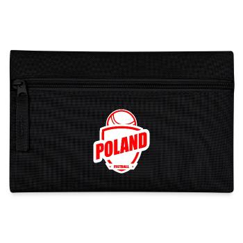 Faustball Polen Mannschaft WM Geschenk - Federtasche - Schwarz - Vorne