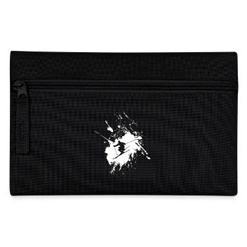 Skifahren - Federtasche - Schwarz - Vorne