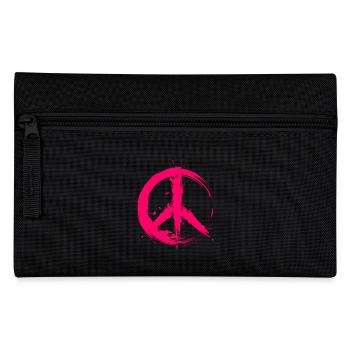 Symbole de la paix hippie amour de la paix paix hippie - Trousse - noir - Devant