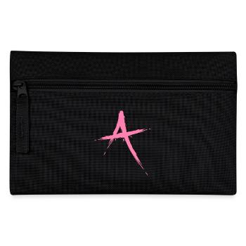 Letter A Design Brush in Pink Pink - Pencil Case - black - Front