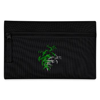 Bambus mit Schatten - Federtasche - Schwarz - Vorne