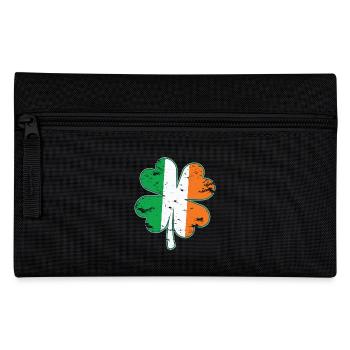 St. Patrick’s Day Gift Shamrock Ireland Flag Irish - Pencil Case - black - Front