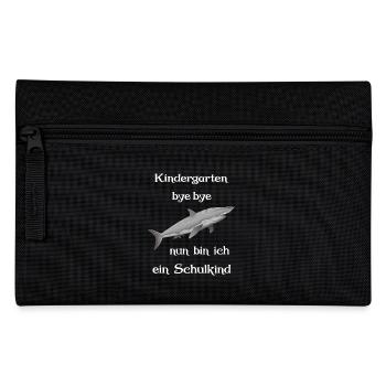 Schulkind Schüler Einschulung - Federtasche - Schwarz - Vorne