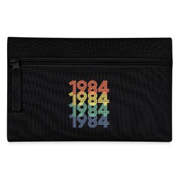 1984, Vintage 40e anniversaire Hommes Femmes 40 ans - Trousse - noir - Devant