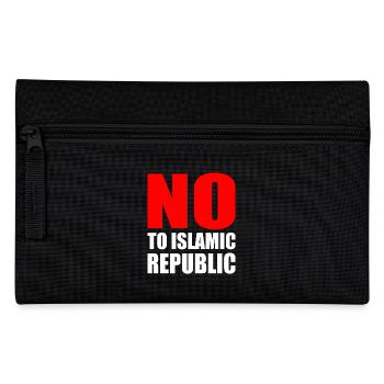 no to islamic republic - Pencil Case - black - Front