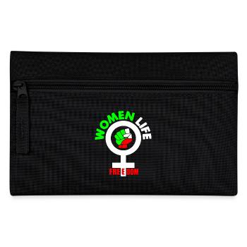 Women life freedom - Pencil Case - black - Front