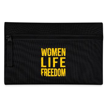 Women life freedom - Pencil Case - black - Front