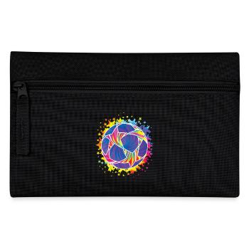 Colorful Football Splash Football Lover Game Day - Pencil Case - black - Front