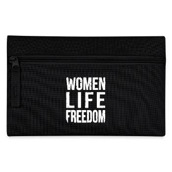Women life freedom - Pencil Case - black - Front