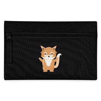 zauberhafter kleiner Fuchs ein niedliches Tier - Federtasche - Schwarz - Vorne